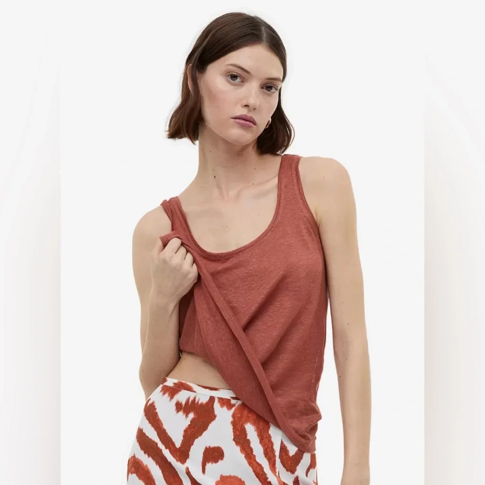 H&M 100% linen top M - Picture 1 of 7